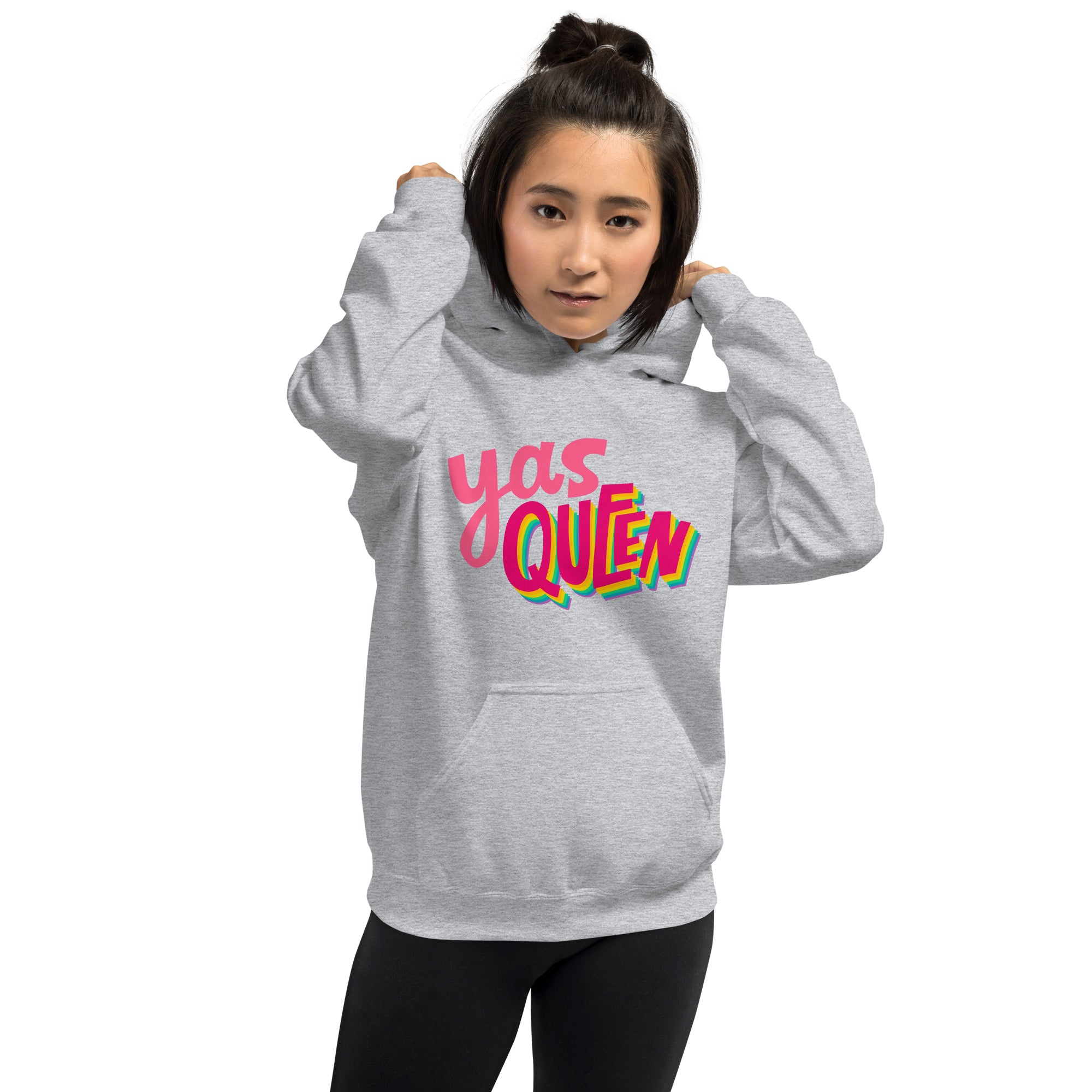 Yas Queen Unisex Feminist Funny Sweatshirt Hoodie