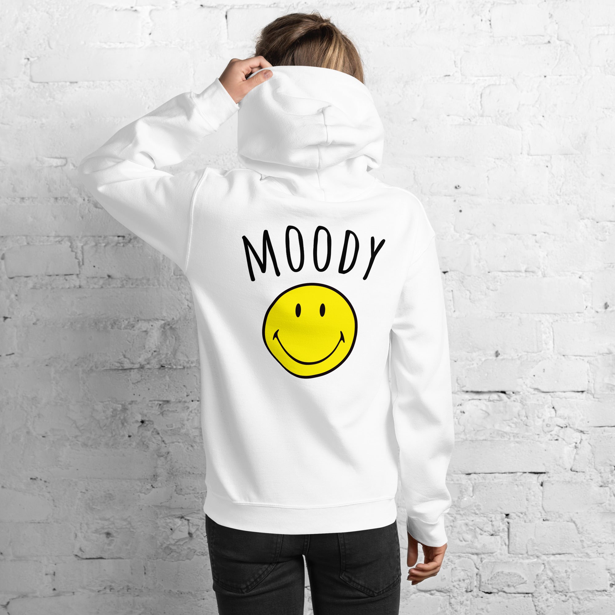 Preppy Smiley Face Hoodie Sweatshirt