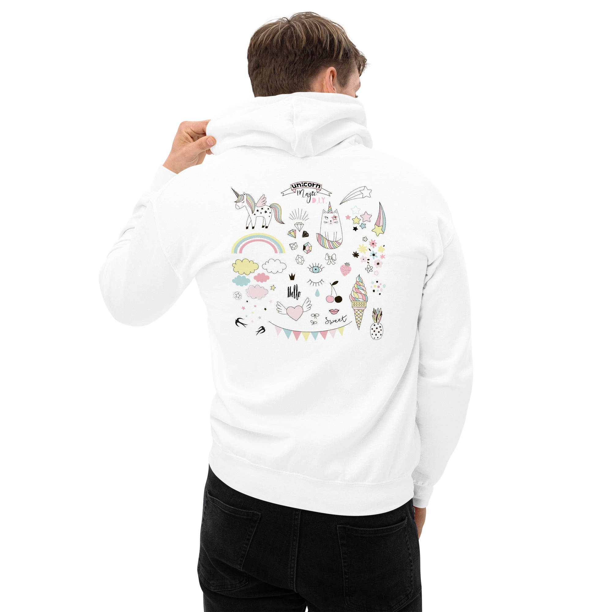 Preppy Unicorn Magic Aesthetic Sorority Hoodie Sweatshirt