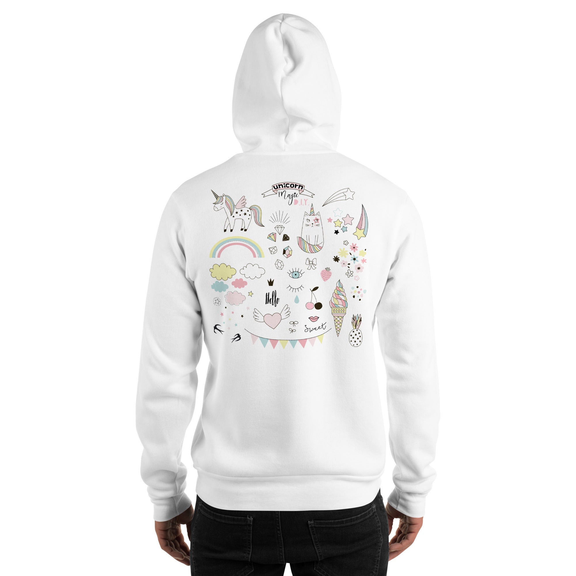 Preppy Unicorn Magic Aesthetic Sorority Hoodie Sweatshirt