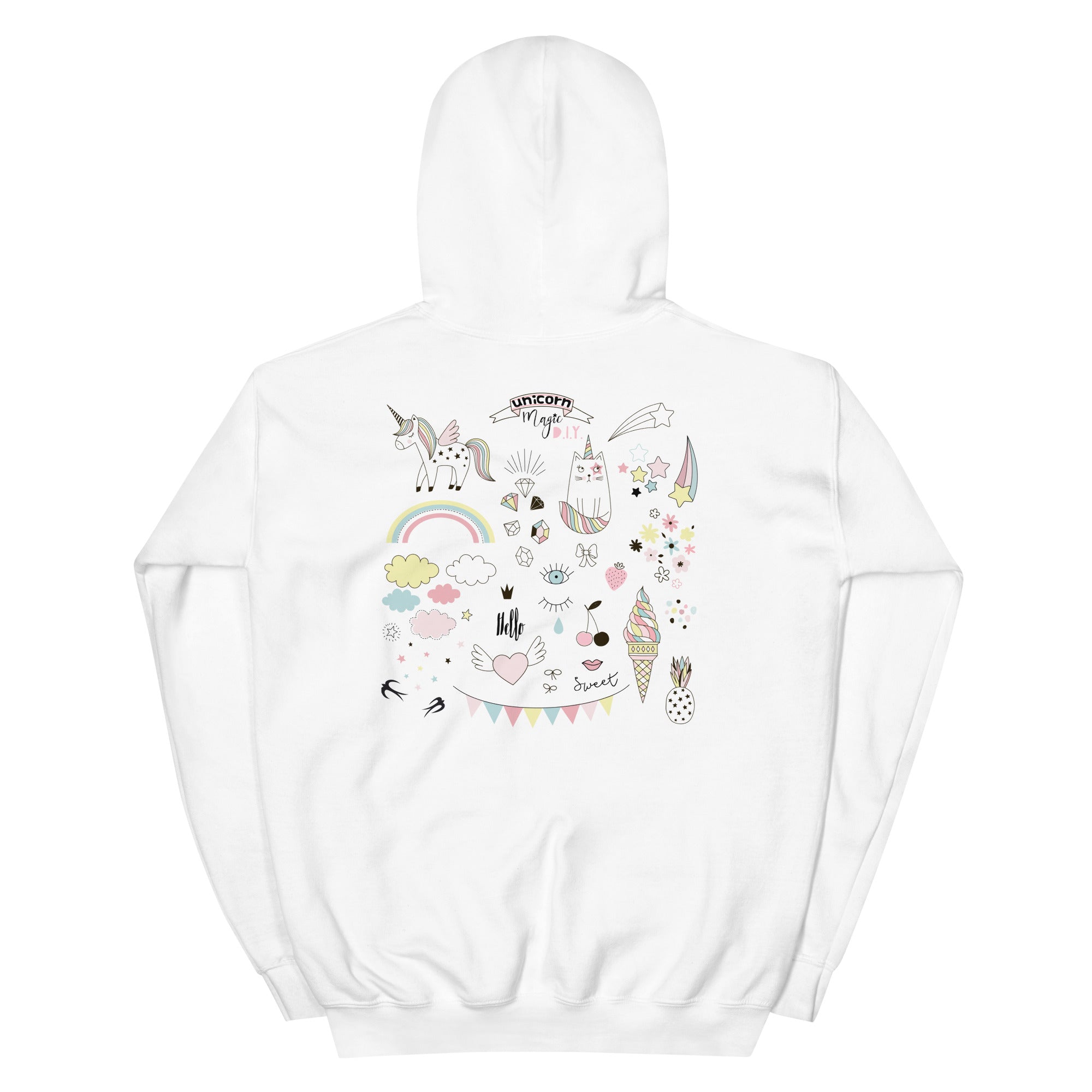 Preppy Unicorn Magic Aesthetic Sorority Hoodie Sweatshirt