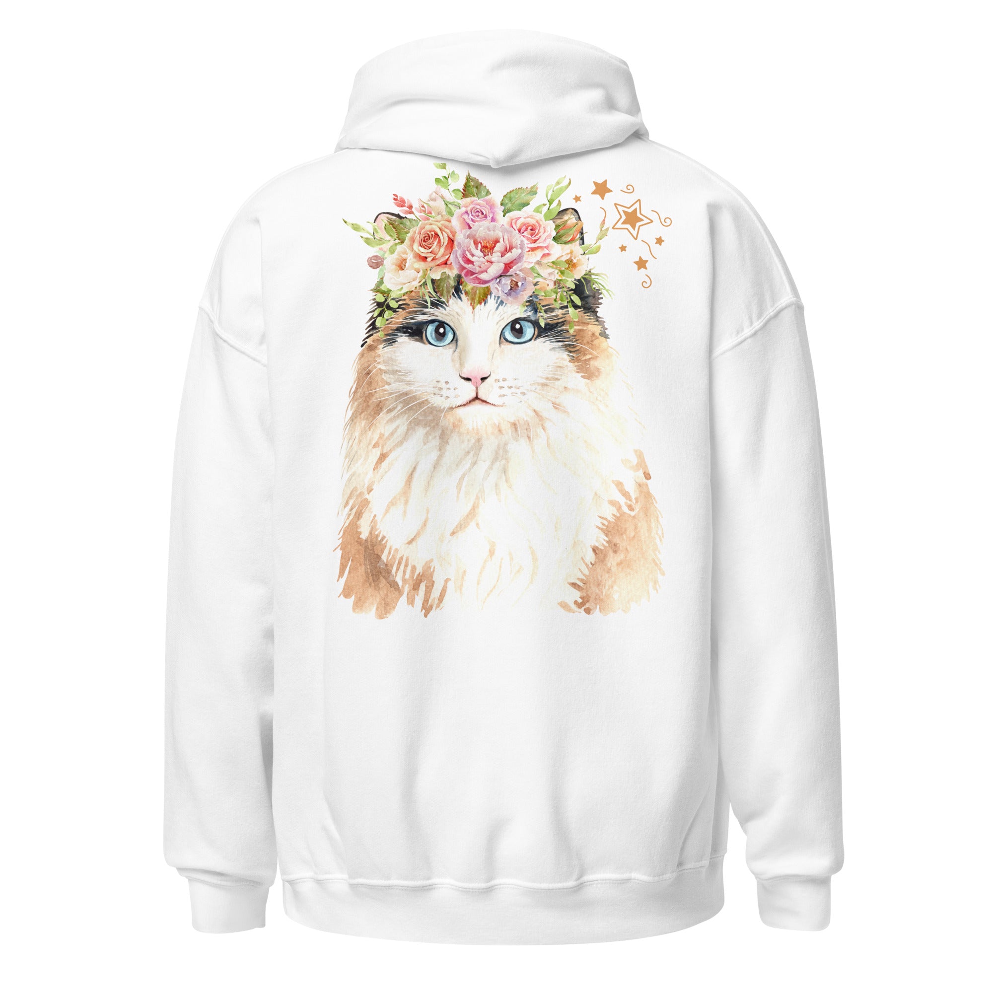 Preppy Cat Purr Cute Aesthetic Hoodie for Women