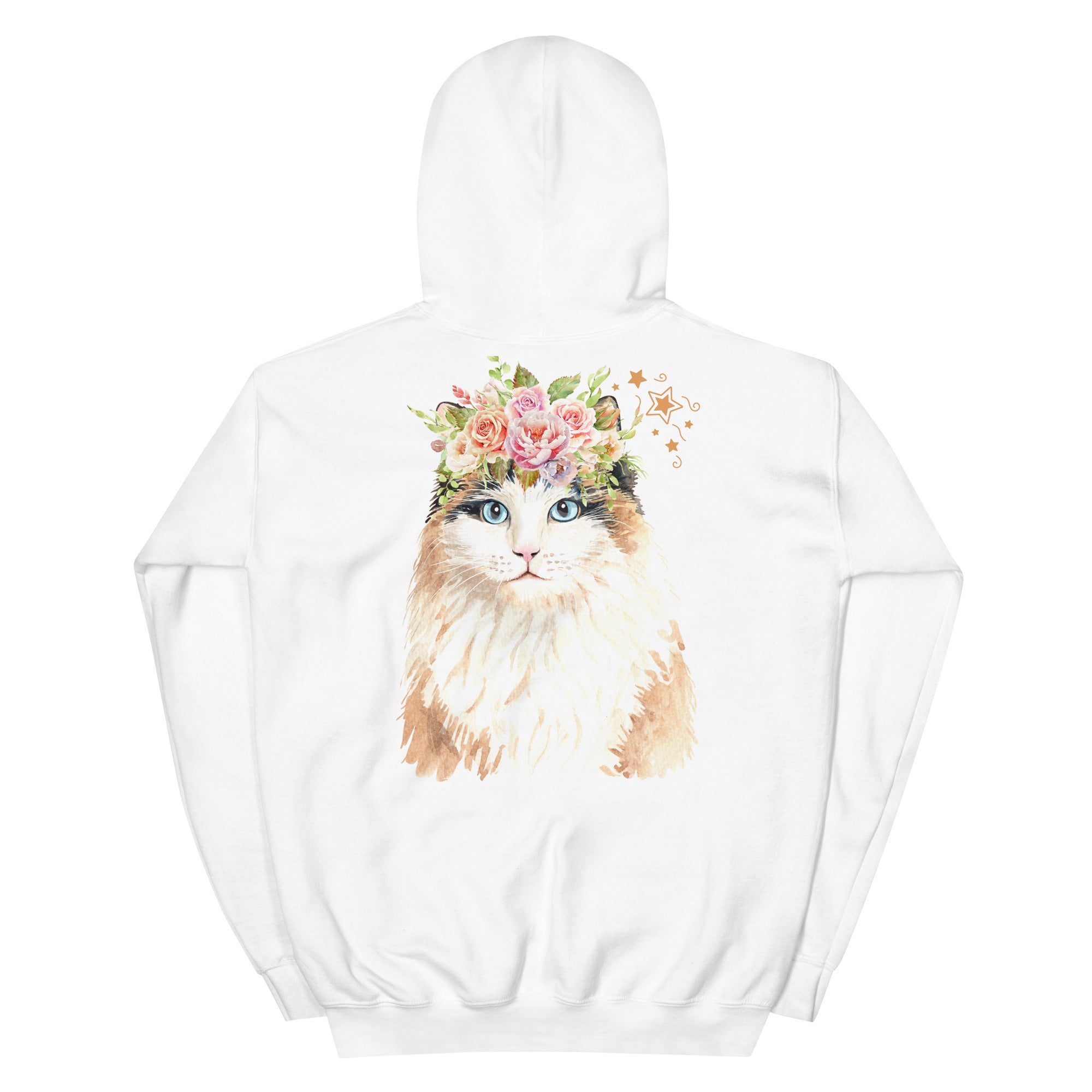 Preppy Cat Purr Cute Aesthetic Hoodie for Women