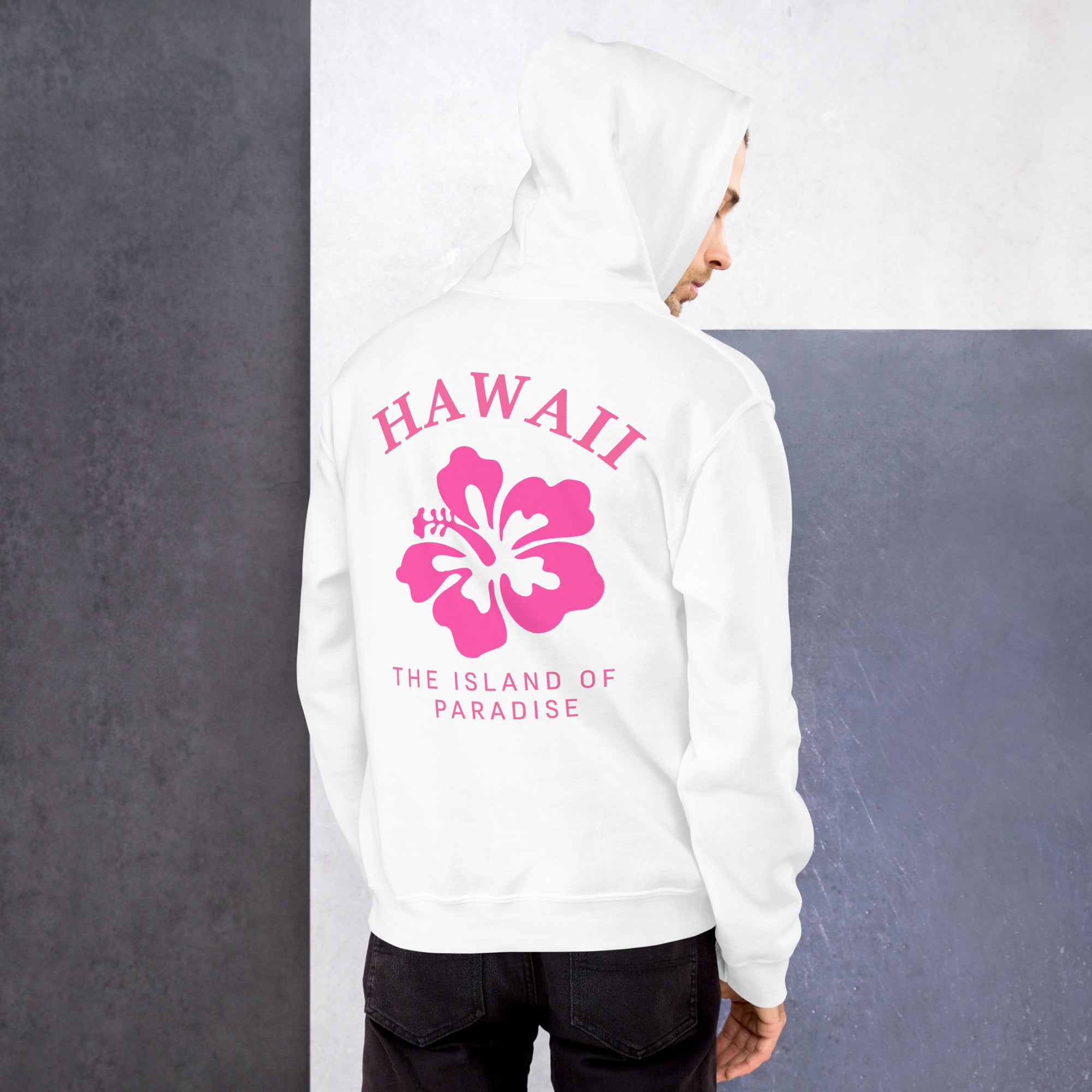 Preppy Hawaii Hoodie The Island of Paradise Hooded Sweatshirt