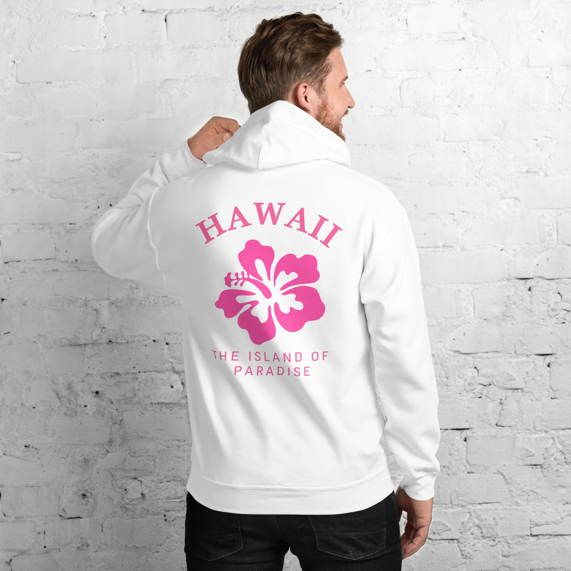 Preppy Hawaii Hoodie The Island of Paradise Hooded Sweatshirt