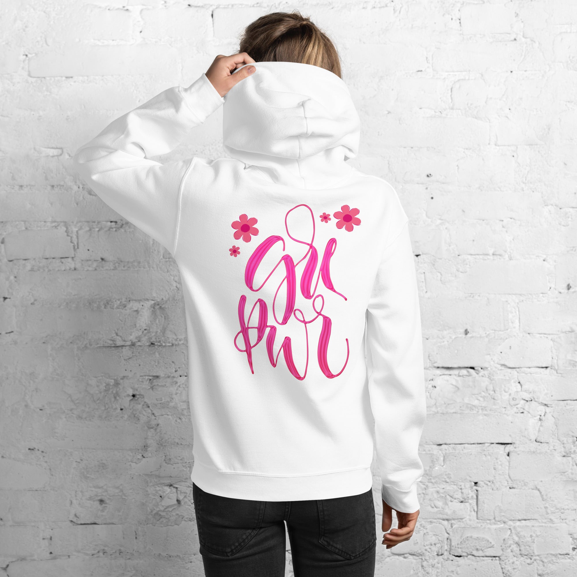 Preppy Girl Power Insprational Hoodie for Women