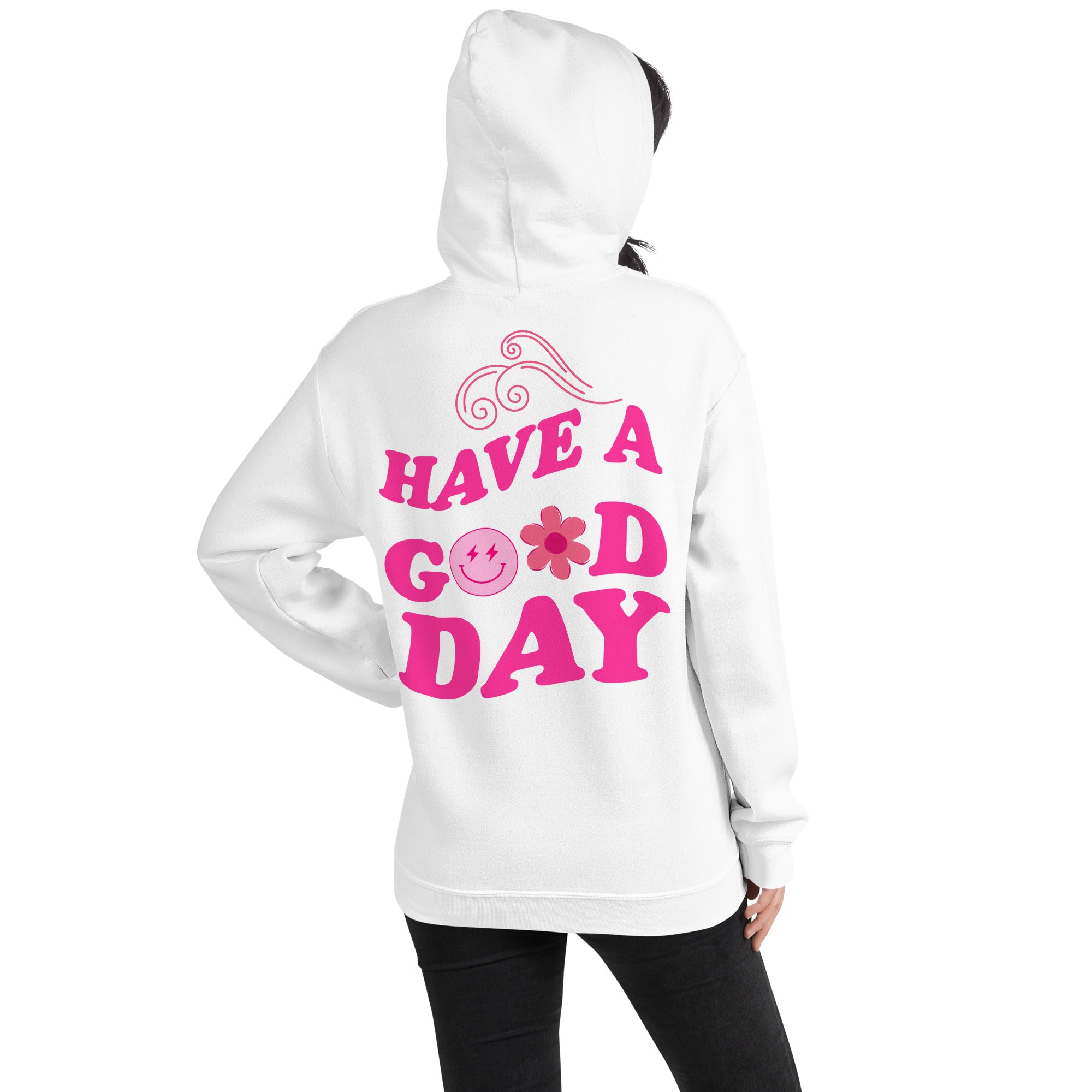Preppy Have A Good Day Aesthetic Beach Hoodie Sweatshirt For Women