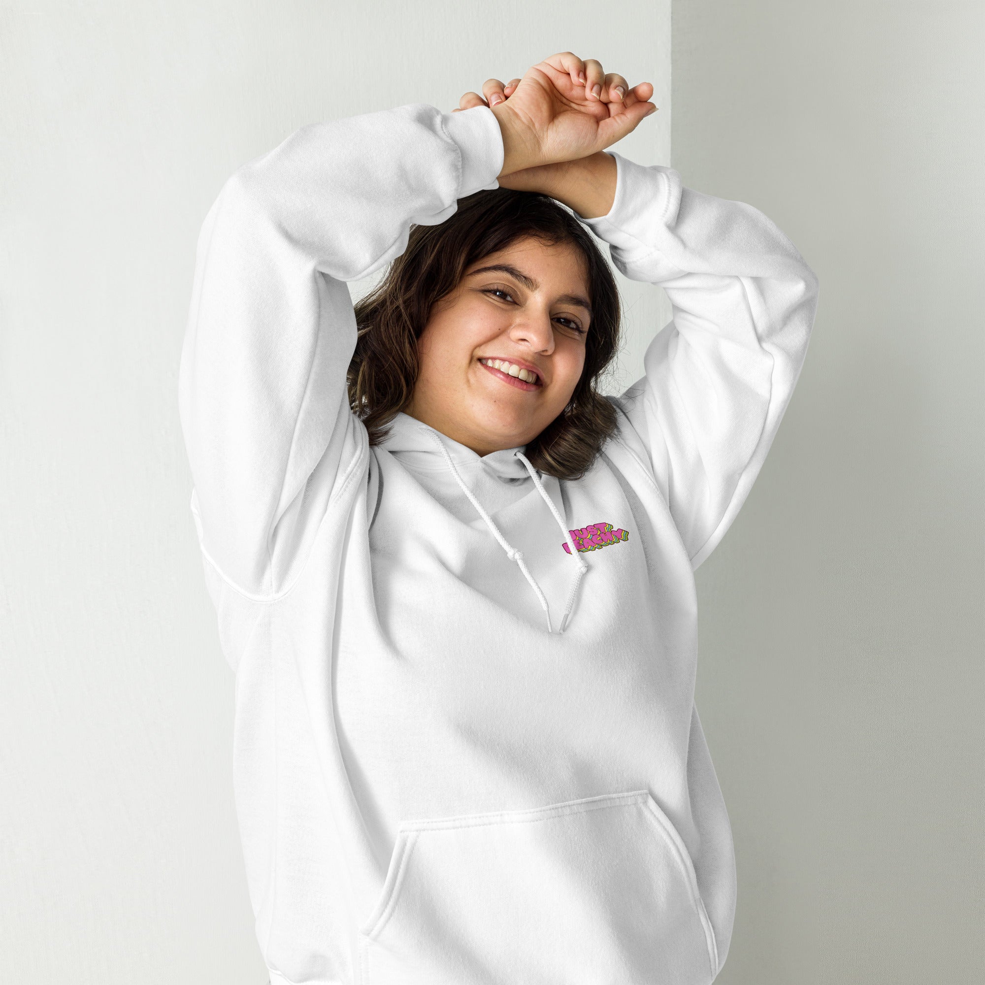 Preppy Just Peachy Hoodie Trendy Aesthetic Hooded Sweatshirt