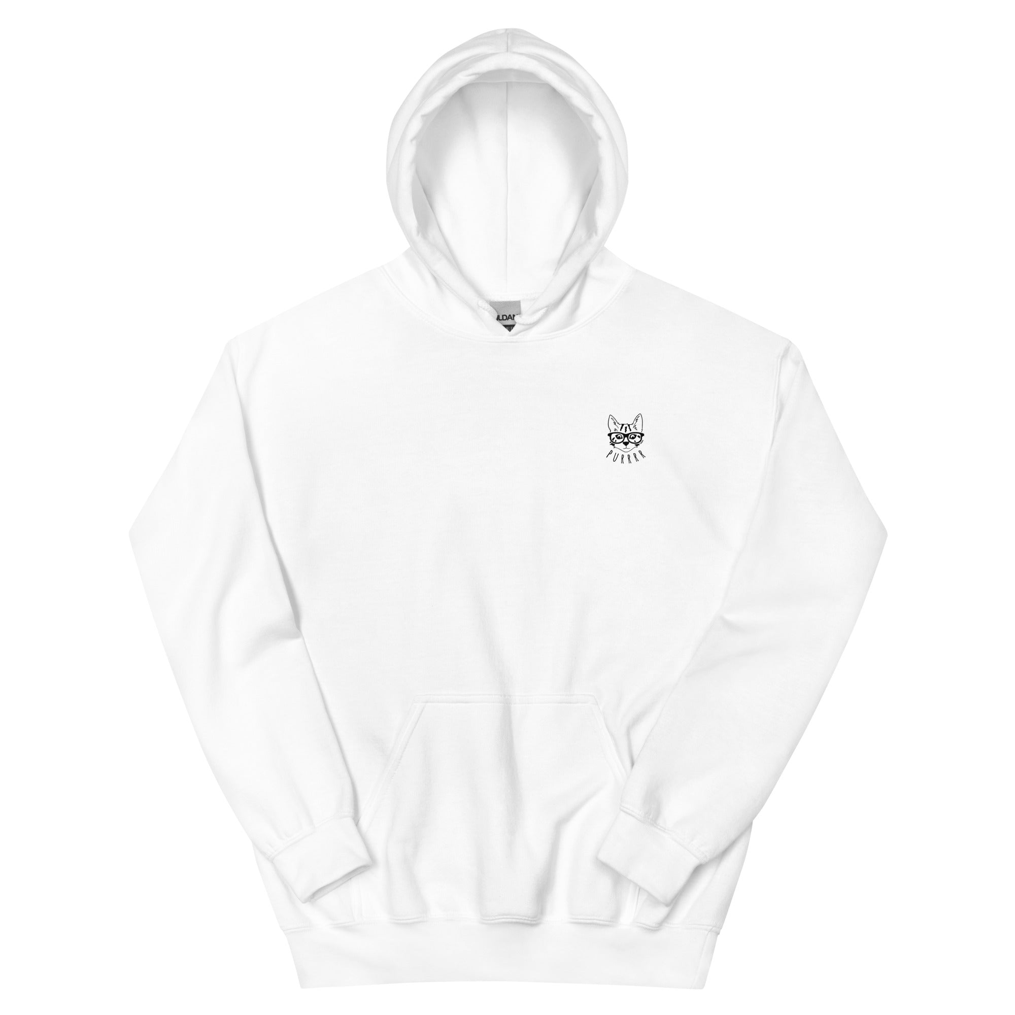 Preppy Cat Purr Cute Aesthetic Hoodie for Women