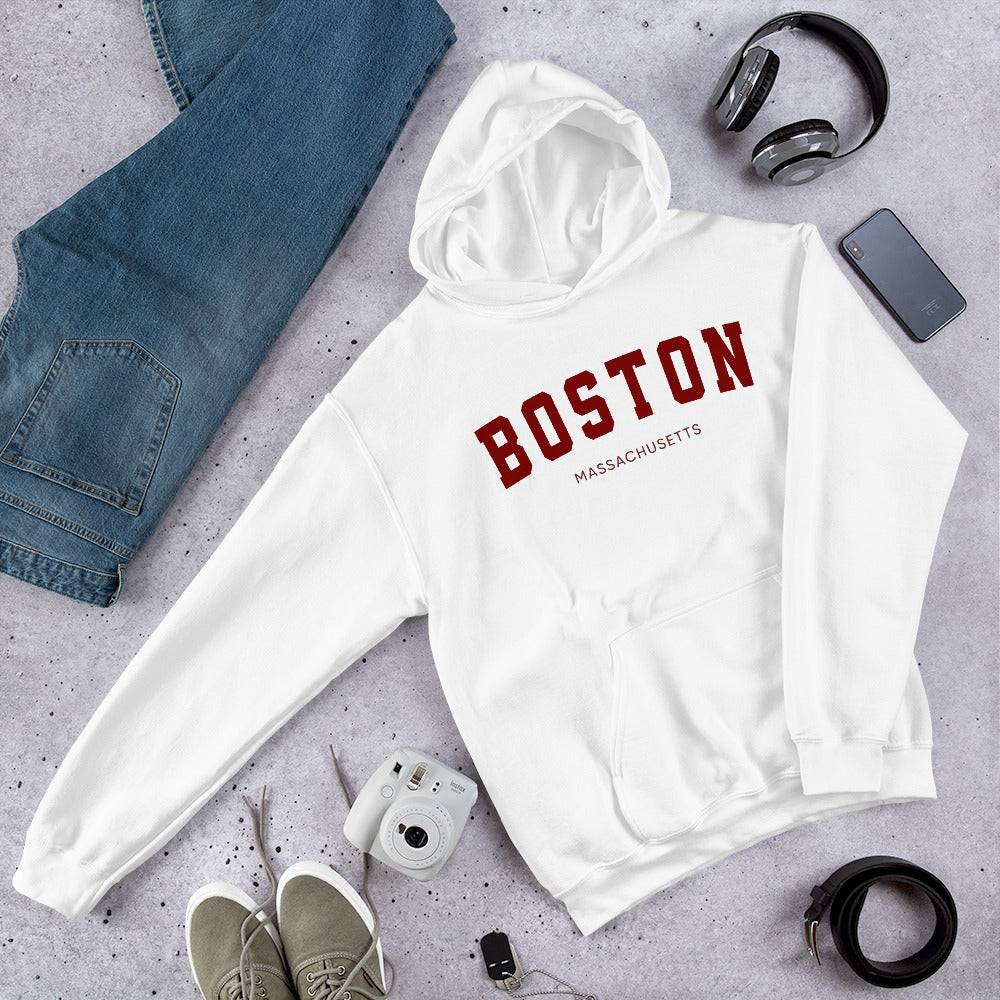 Preppy Boston Ivy League State Aesthetic Hoodie