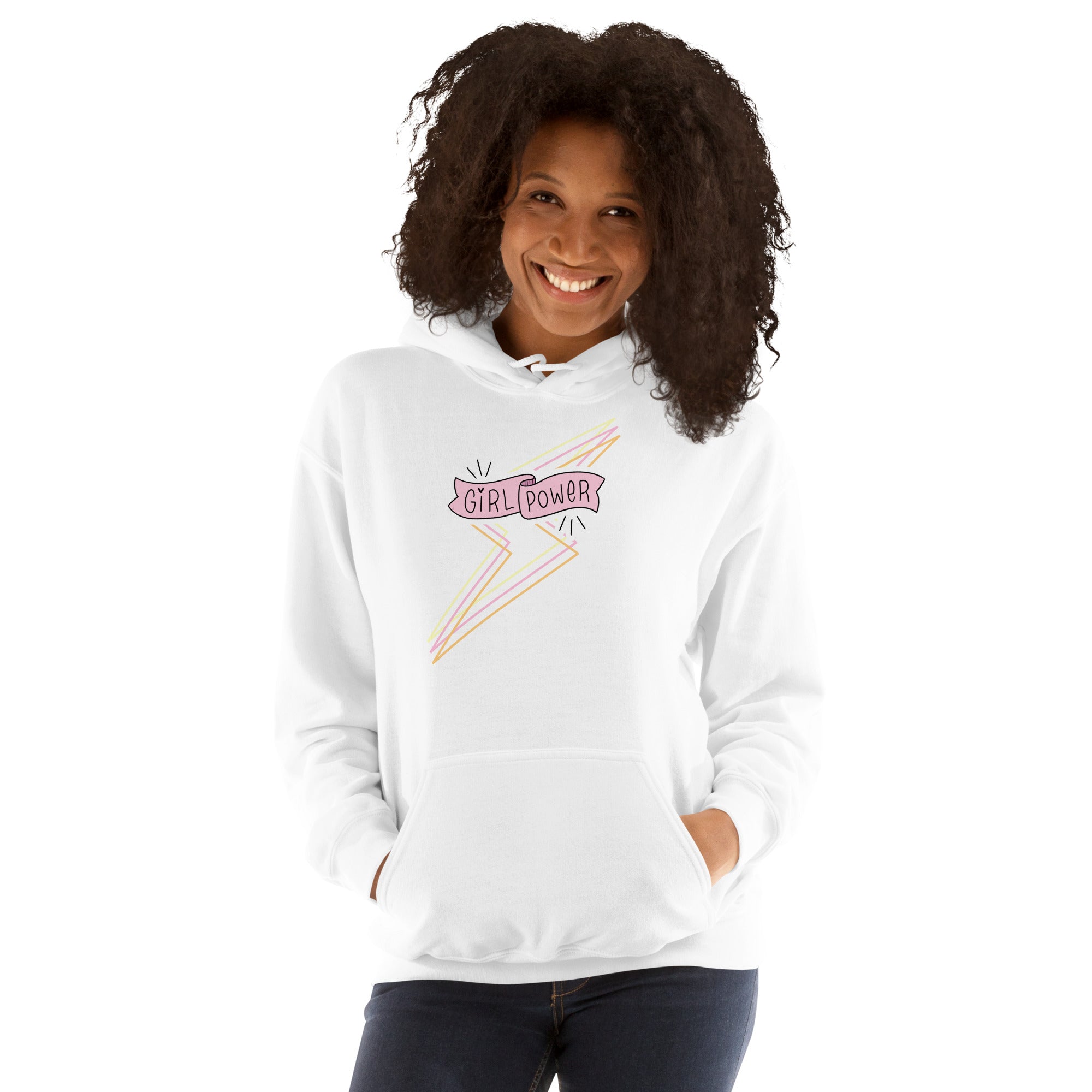 Preppy Girl Power Insprational Hoodie for Women