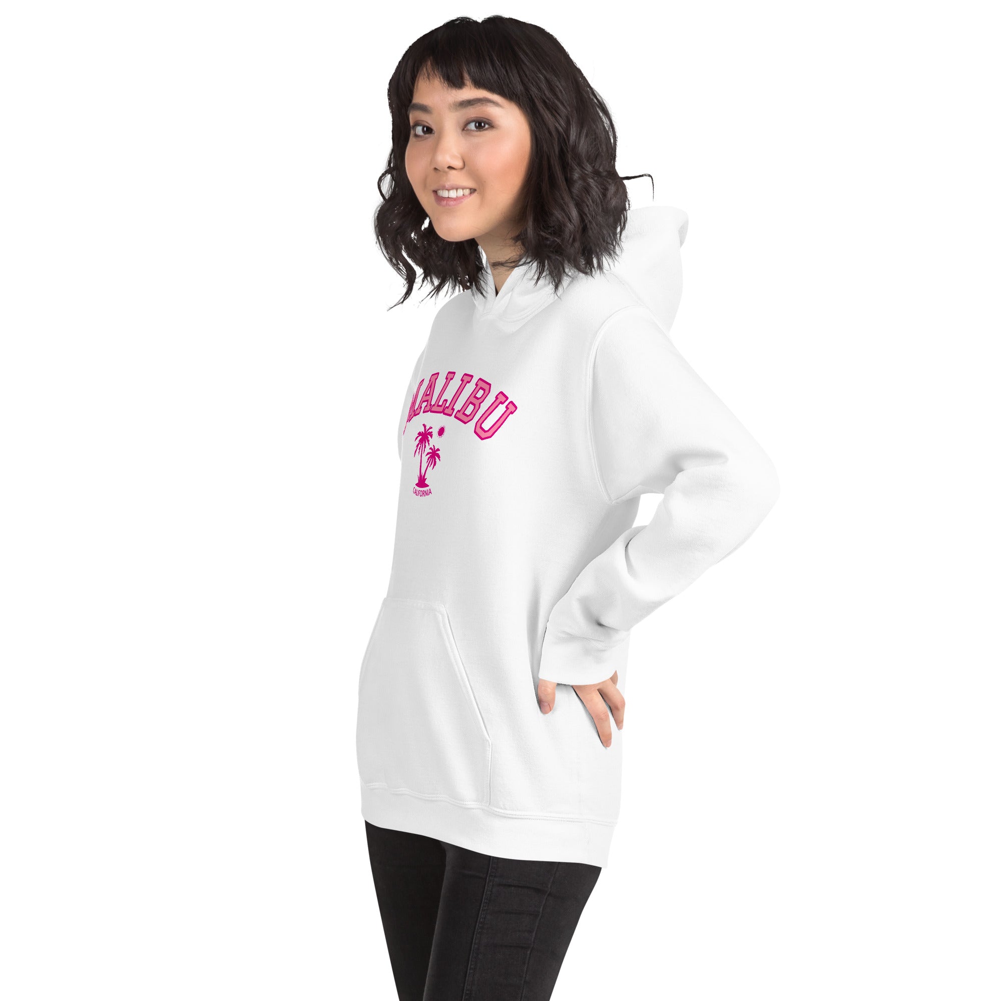 Unisex Malibu California Beach Preppy Hooded Sweatshirt