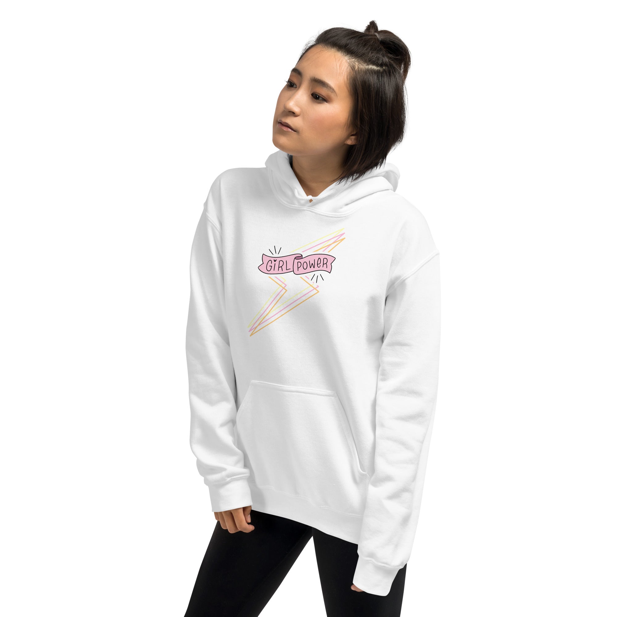 Preppy Girl Power Insprational Hoodie for Women