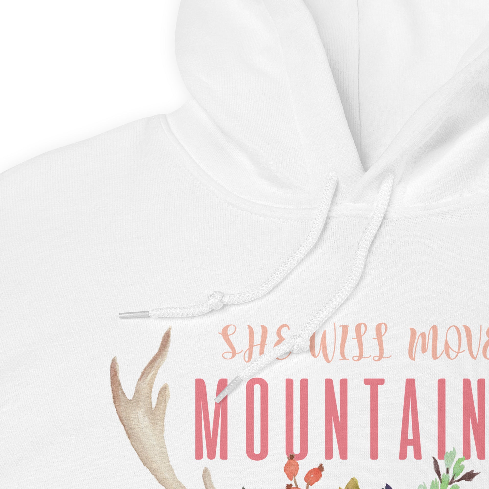She Can Move Mountains Preppy Inspirational Hoodie