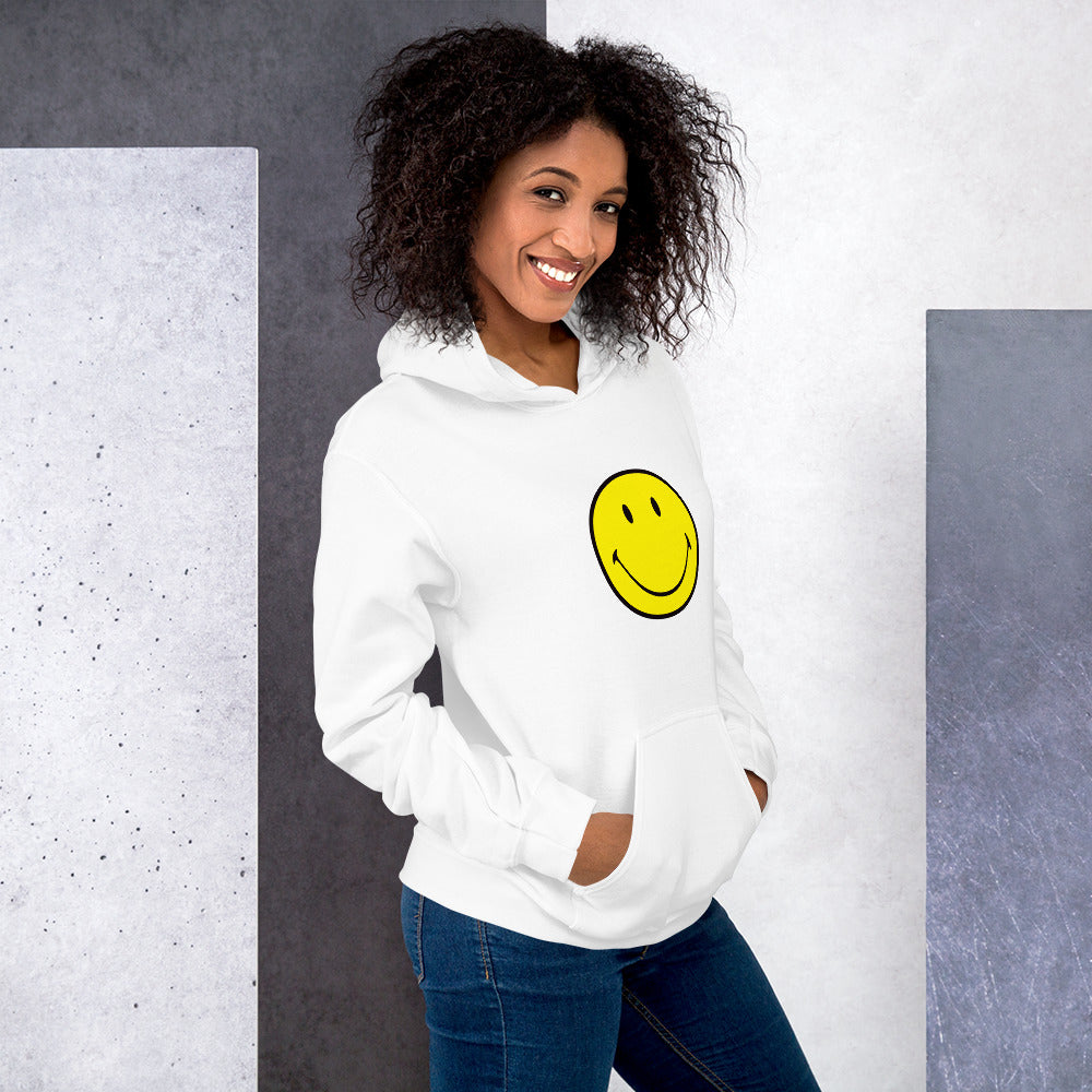 Preppy Smiley Face Hoodie Sweatshirt