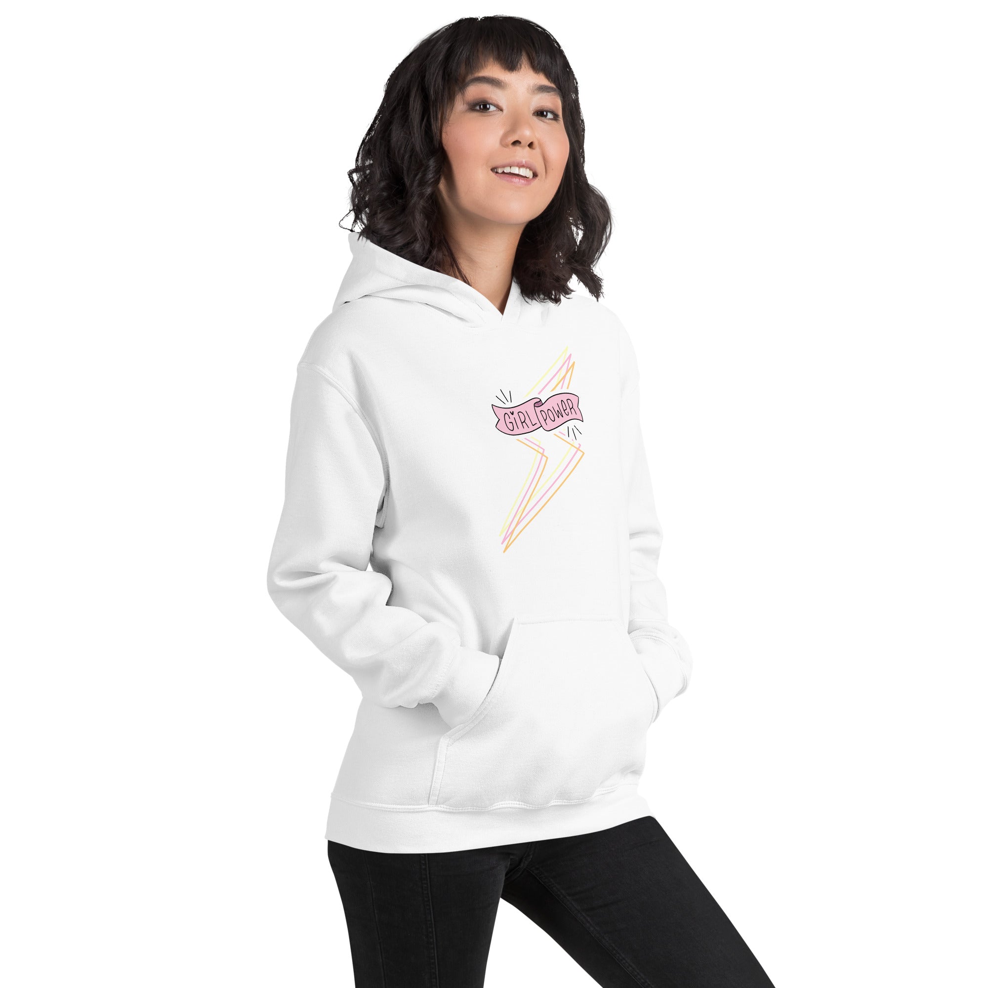 Preppy Girl Power Insprational Hoodie for Women