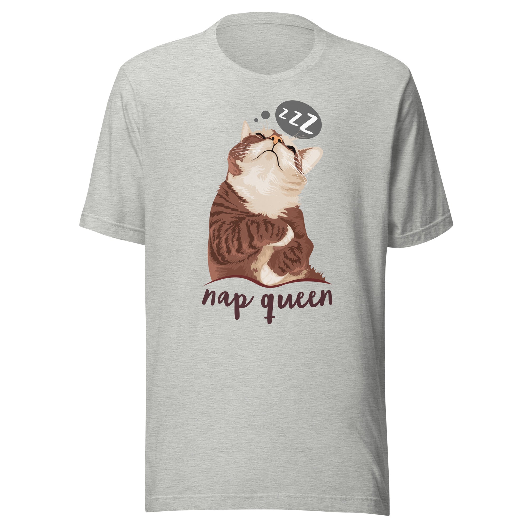 Nap Queen Cat Unisex T-Shirt 100% Cotton