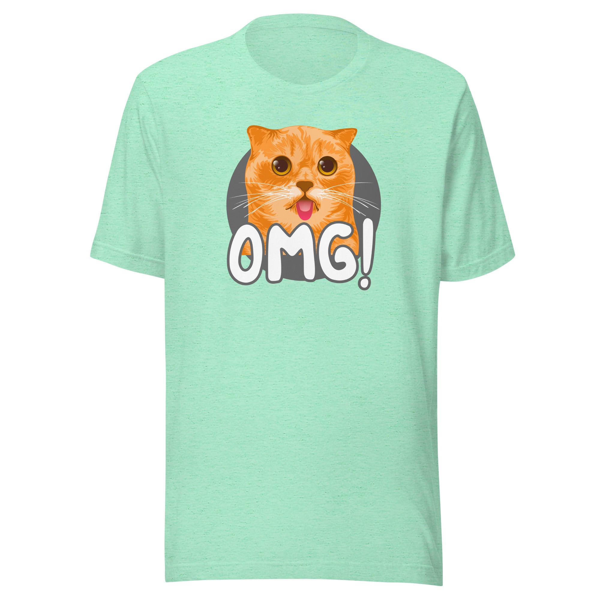 OMG Funny Cat Unisex 100% Cotton T-Shirt
