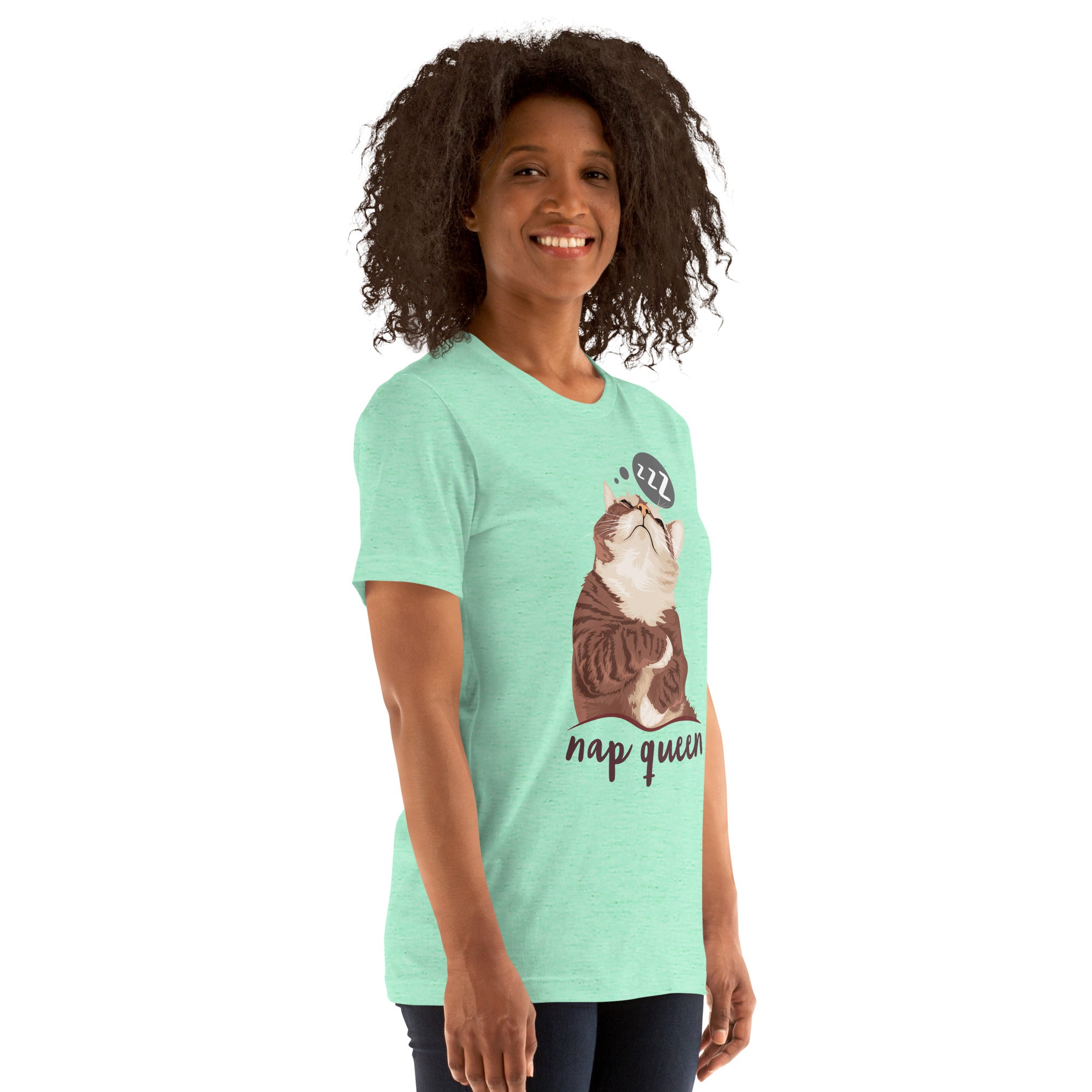 Nap Queen Cat Unisex T-Shirt 100% Cotton
