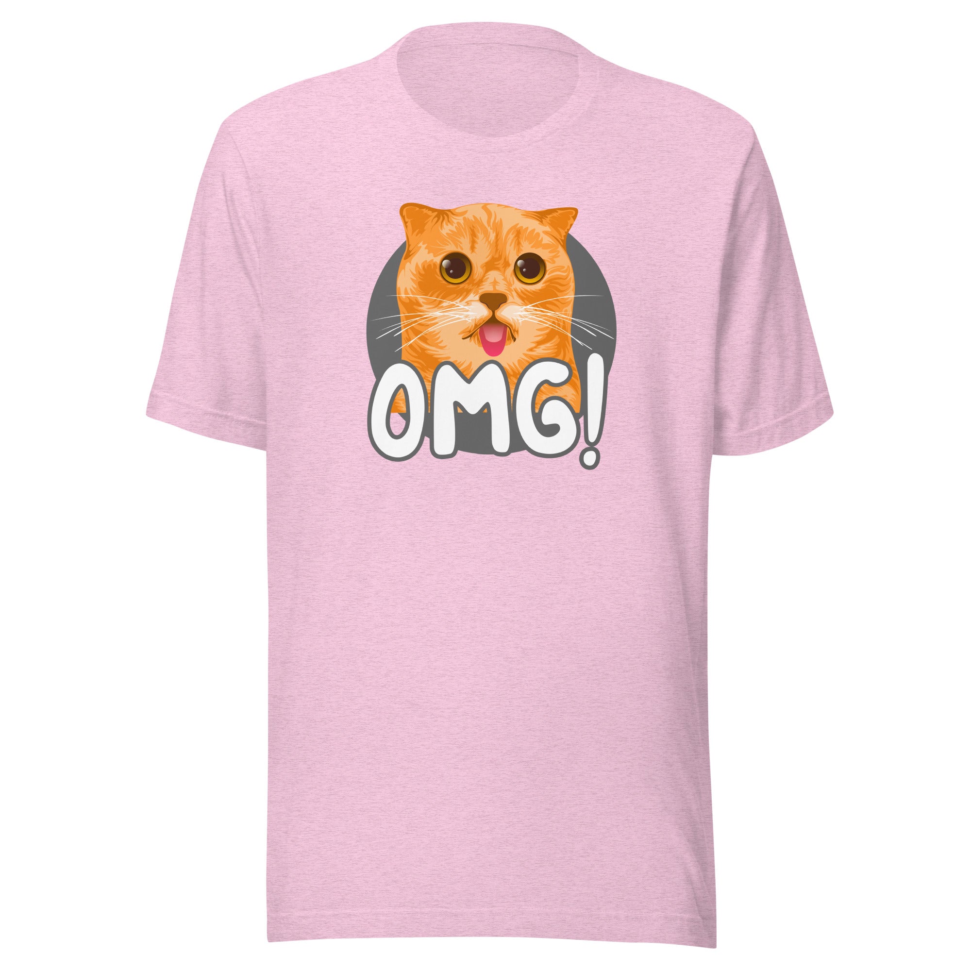 OMG Funny Cat Unisex 100% Cotton T-Shirt