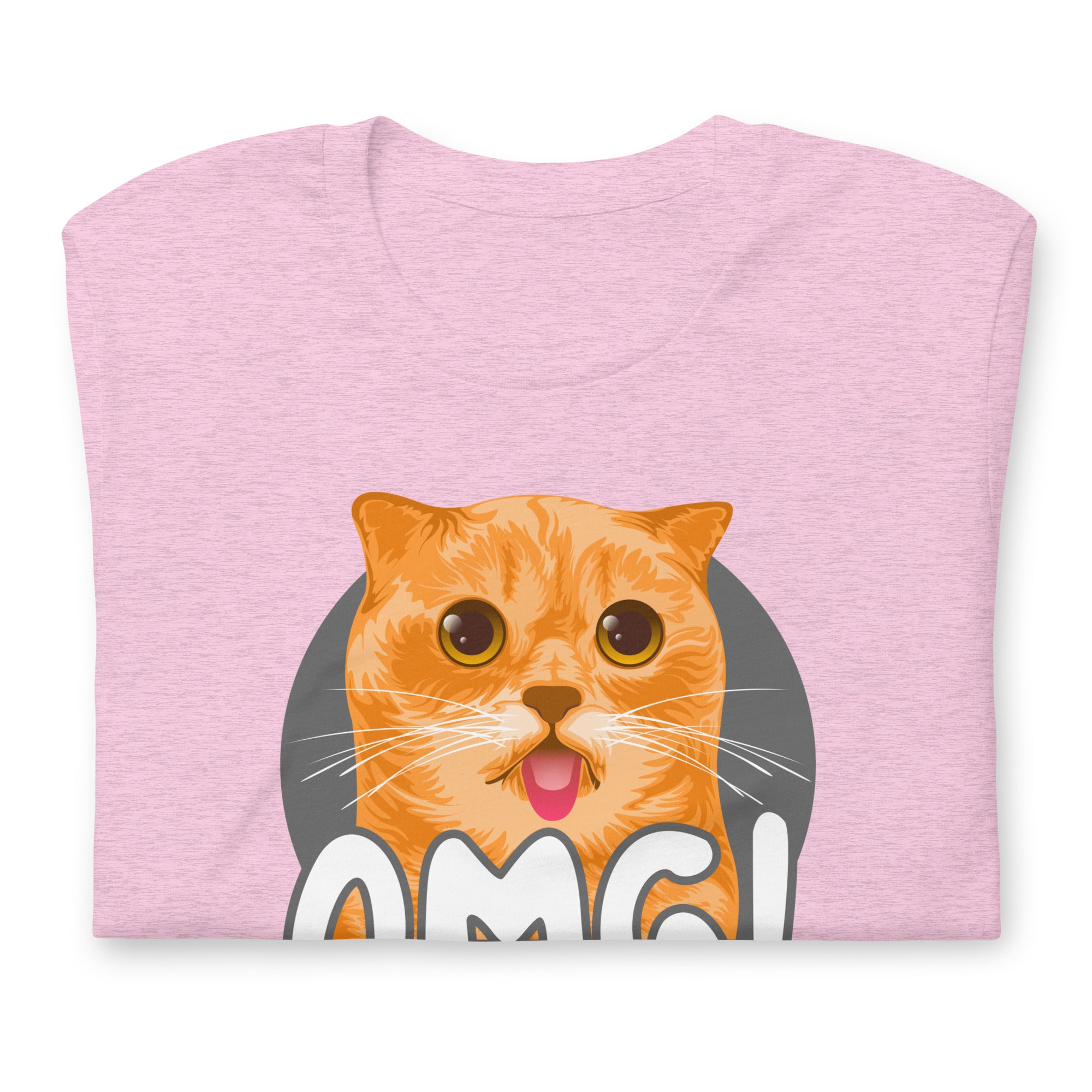 OMG Funny Cat Unisex 100% Cotton T-Shirt