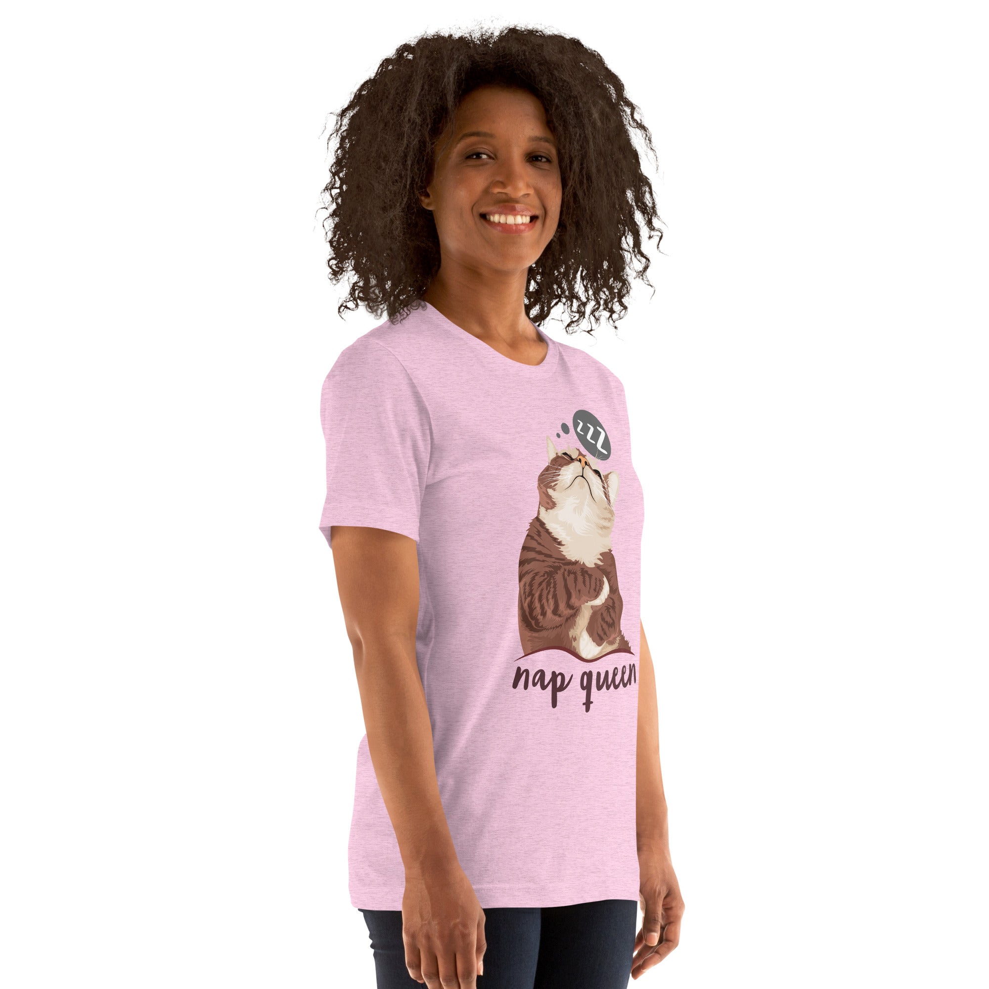 Nap Queen Cat Unisex T-Shirt 100% Cotton