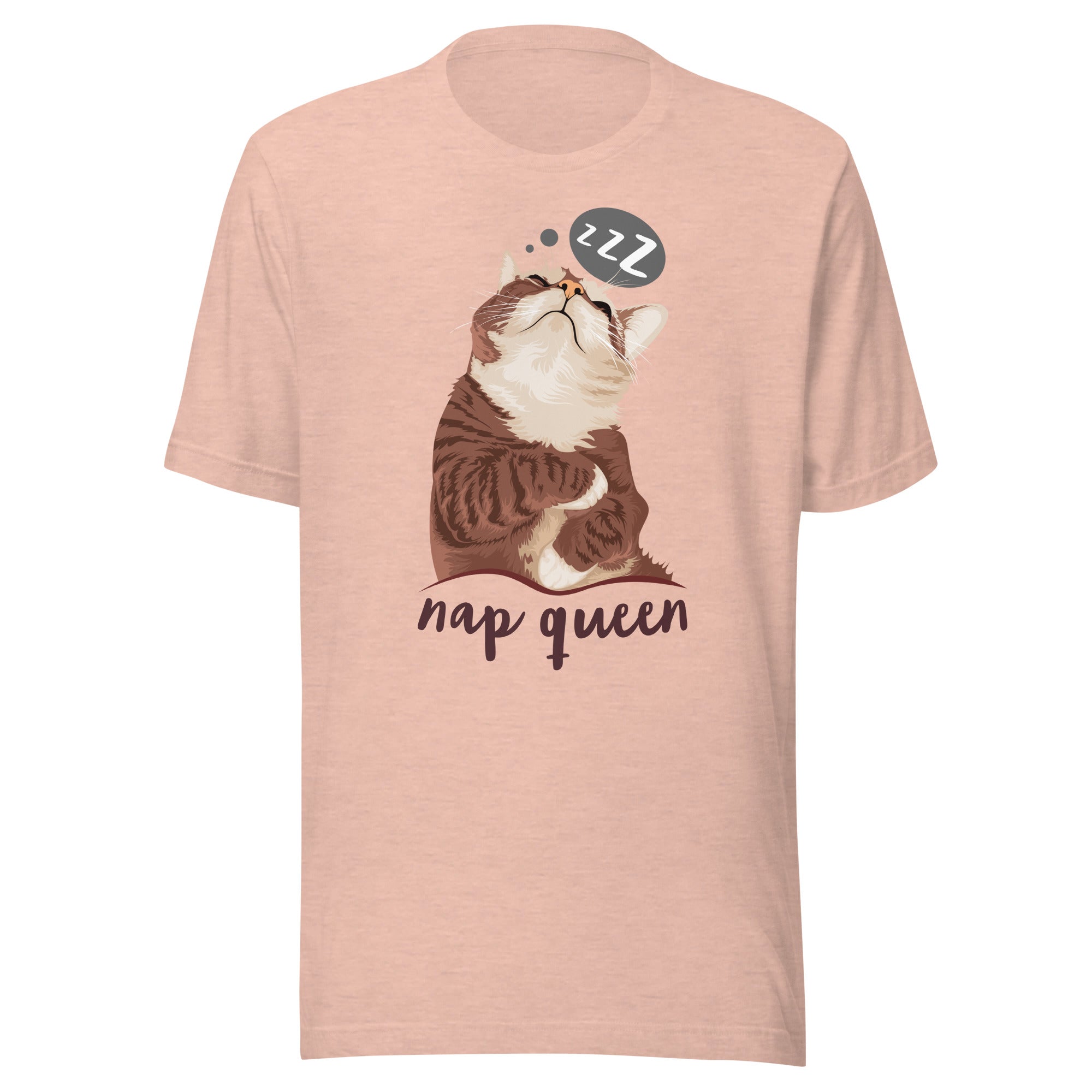 Nap Queen Cat Unisex T-Shirt 100% Cotton
