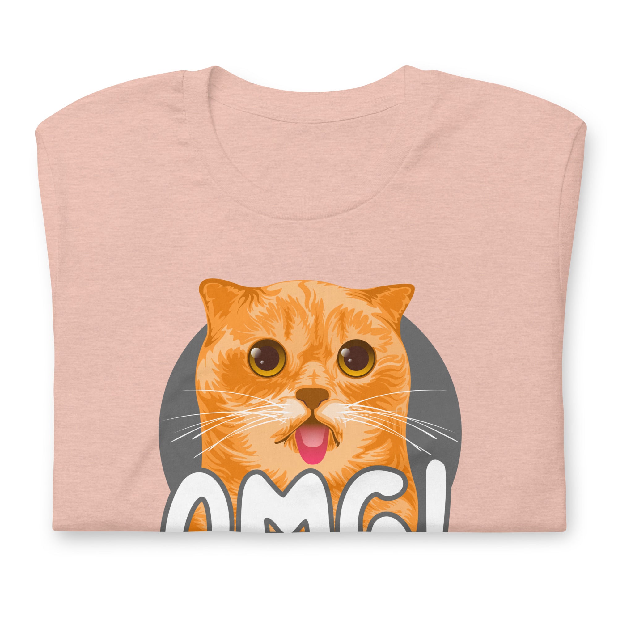OMG Funny Cat Unisex 100% Cotton T-Shirt