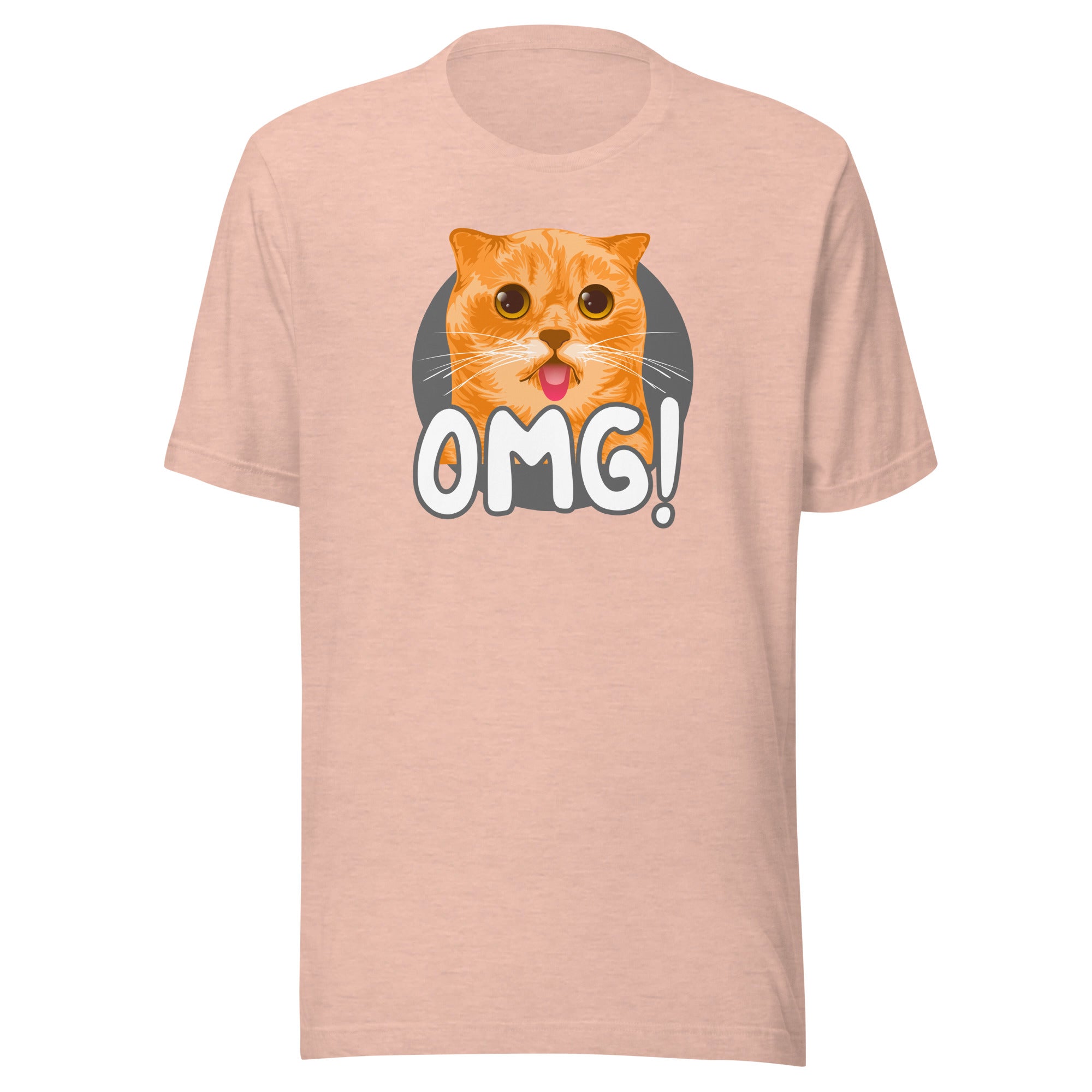 OMG Funny Cat Unisex 100% Cotton T-Shirt
