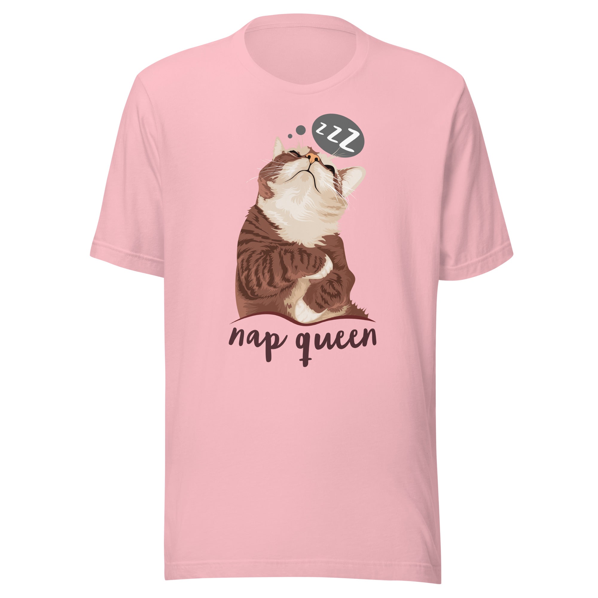 Nap Queen Cat Unisex T-Shirt 100% Cotton