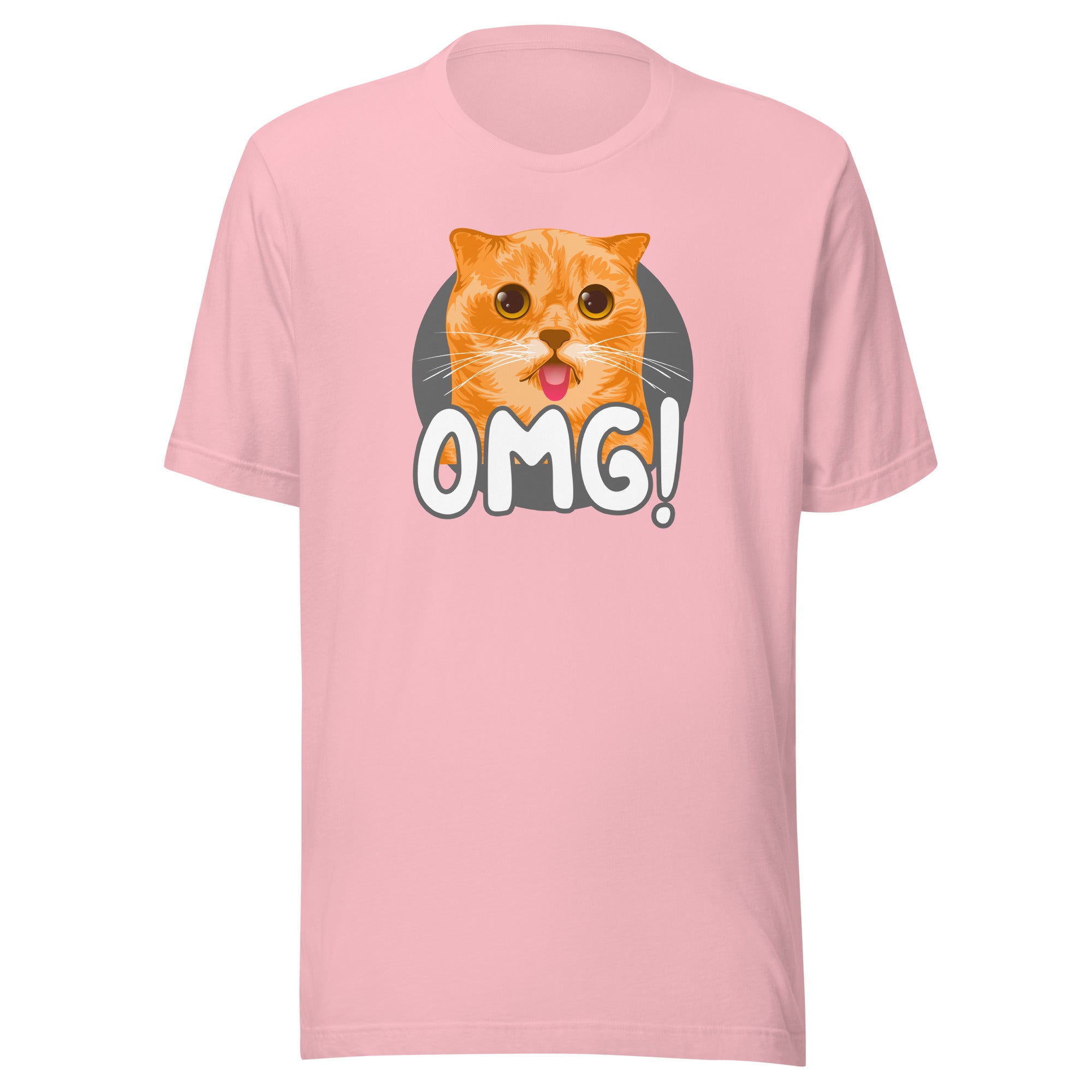 OMG Funny Cat Unisex 100% Cotton T-Shirt