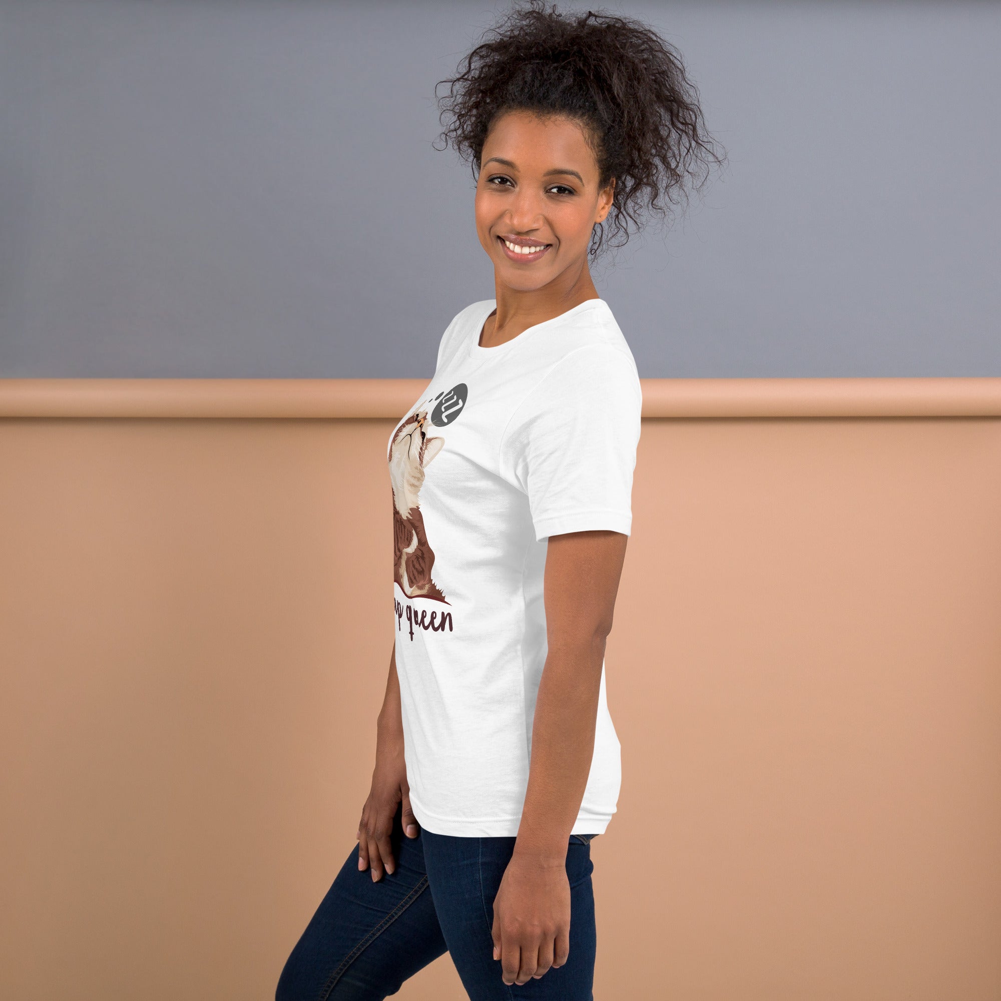 Nap Queen Cat Unisex T-Shirt 100% Cotton