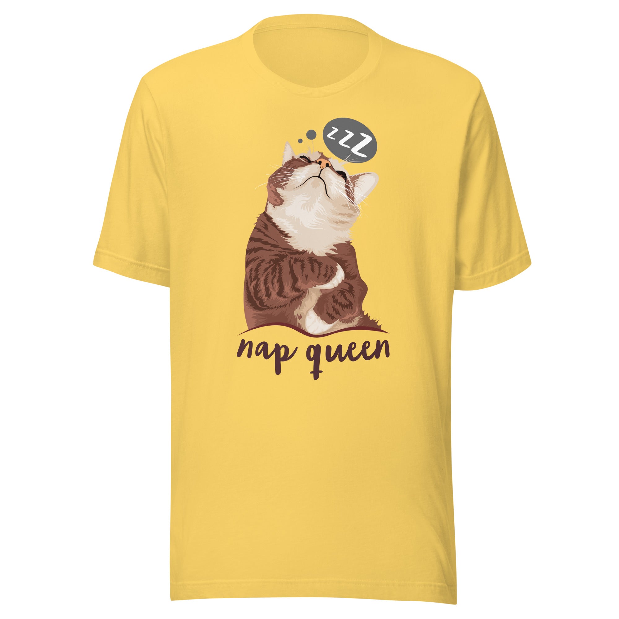 Nap Queen Cat Unisex T-Shirt 100% Cotton