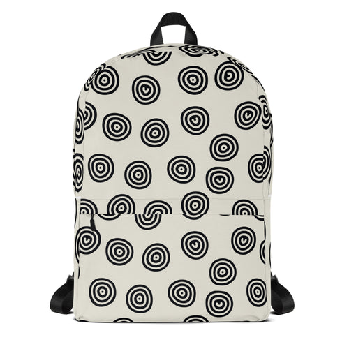 Art Circle Print Backpack for Women, Men & Kids
