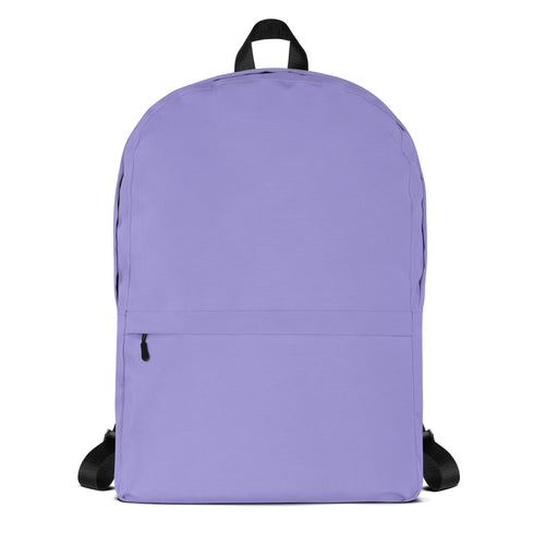 Preppy Plain Purple Lightweight Womens School Travel Backpack