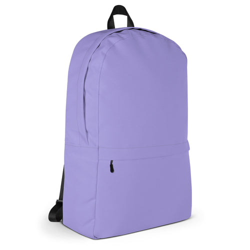 Preppy Plain Purple Lightweight Womens School Travel Backpack