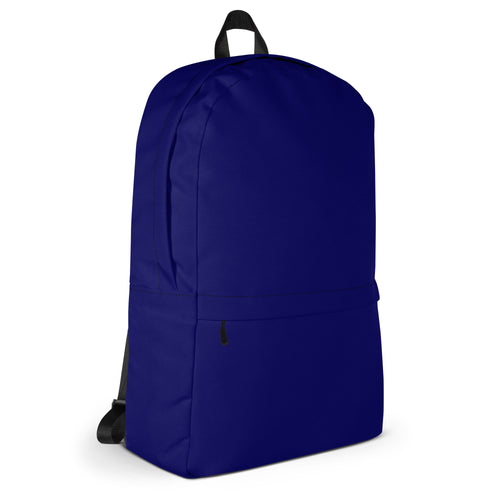 Cute Lightweight Solid Navy Blue Color Backpack for School