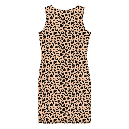 Preppy Leopard Animal Print Bodycon Mini Dress