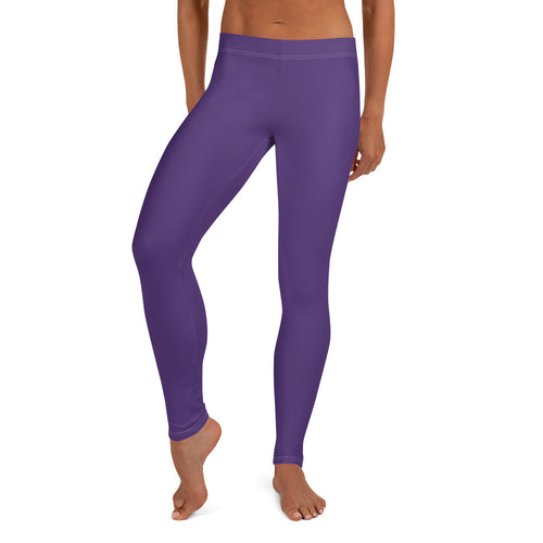 Dark Purple Sports & Gym Workout Leggings for Women
