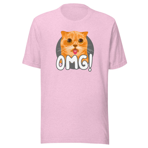OMG Funny Cat Unisex 100% Cotton T-Shirt